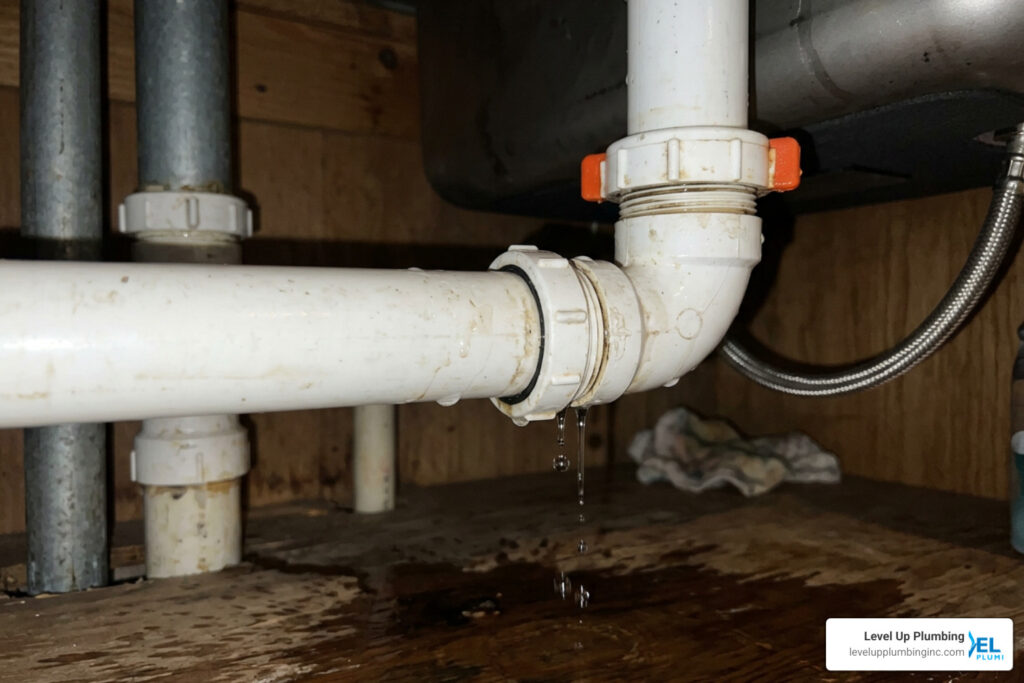 drain pipe leaking at joint