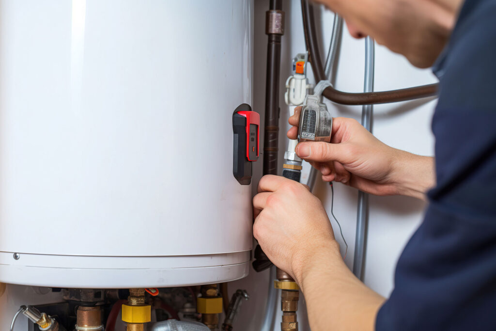 fixture and pipe setup water heaters sink installation