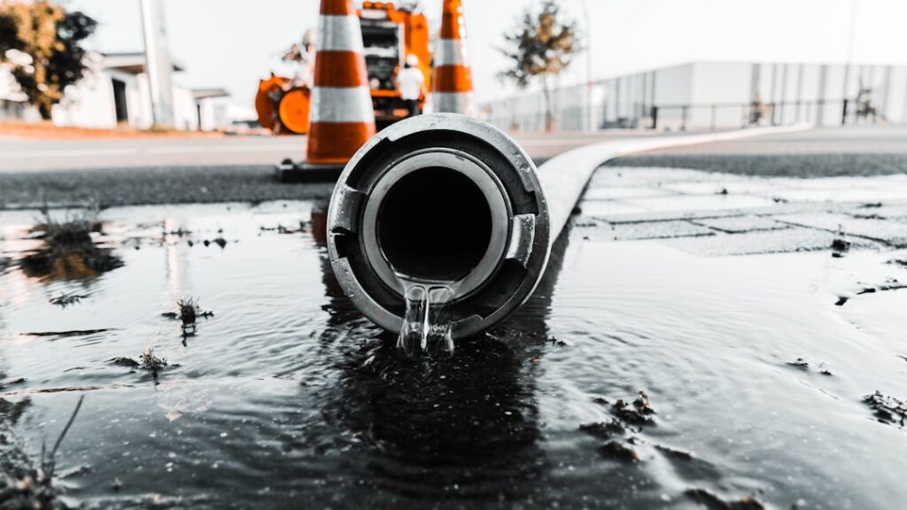 leaky water pipe