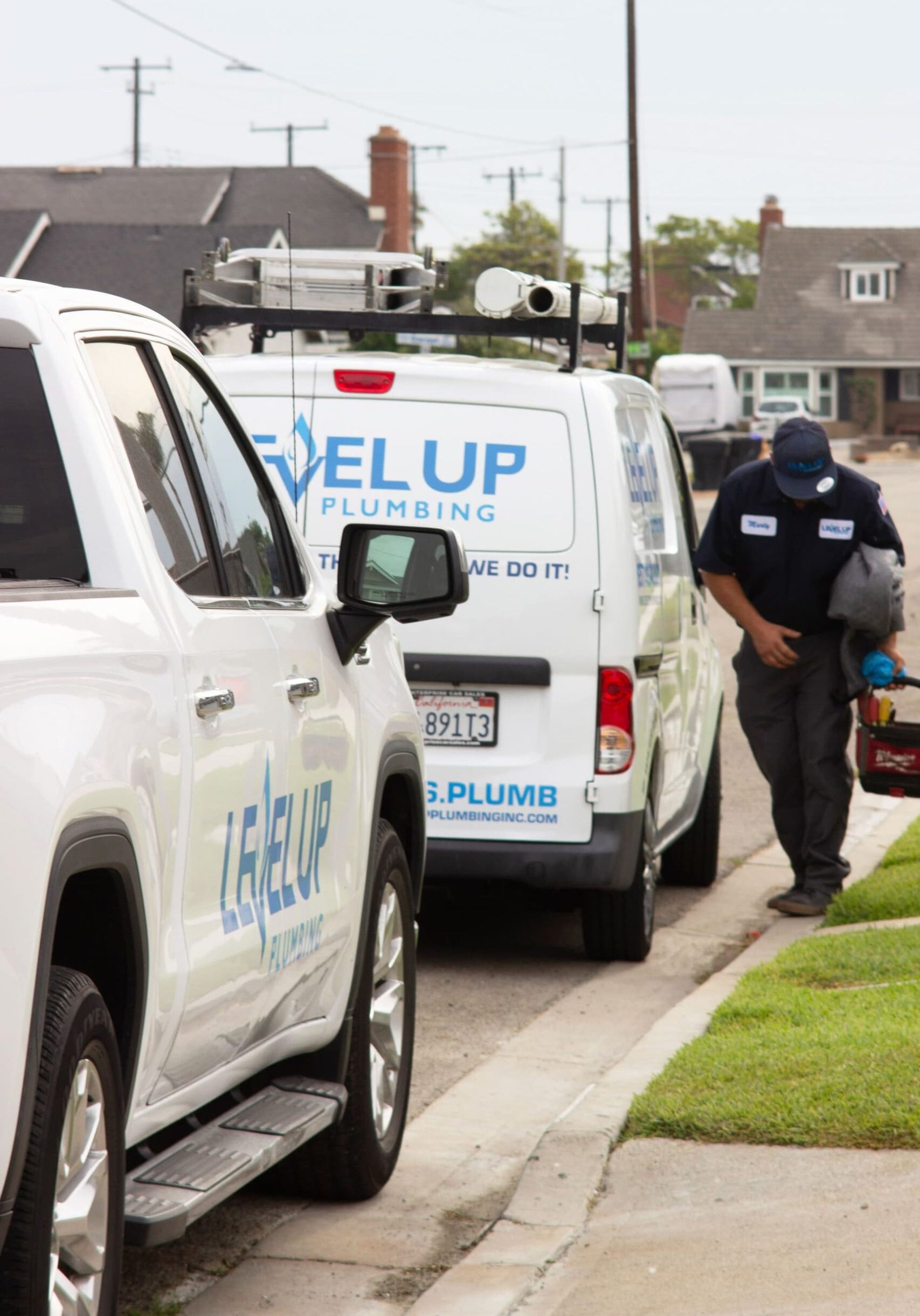 Truck-Van-and-Worker