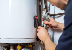 fixture and pipe setup water heaters sink installation