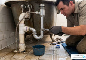 bathtub drain pipe leaking